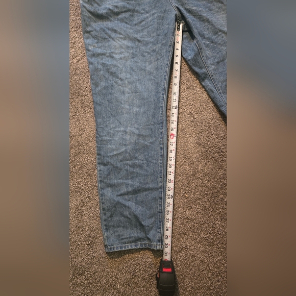 City Chic Light Blue Denim Overalls - Picture 3 of 5